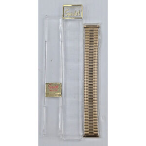 Speidel Gold Twist O Flex Stainless Steel Mens Watch Band